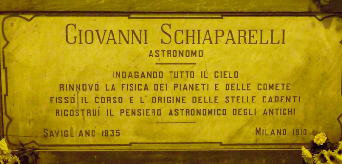 A Savigliano sulle tracce di Giovanni Virginio Schiaparelli