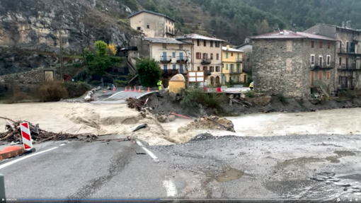 Inservibile l'attraversamento sul Roya a Tenda