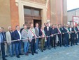 L'inaugurazione della mostra alla presenza dei sindaci del territorio e consiglieri regionali