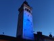 Cuneo: il 1° febbraio Torre Civica illuminata di blu per dire “Stop alle bombe sui civili”