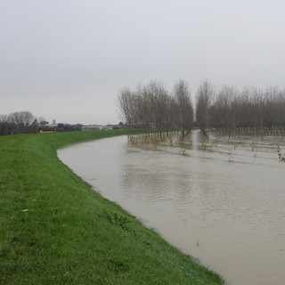 Incrementi dei livelli lungo il fiume Po