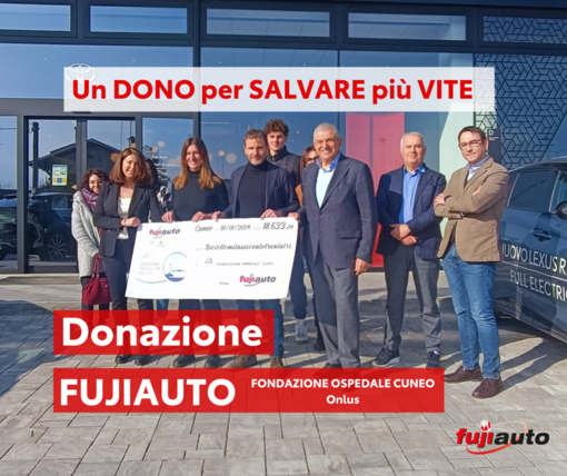 Un Dono per salvare più vite: Toyota FujiAuto e Fondazione Ospedale Cuneo uniscono le forze