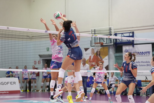 Una immagine del match disputato all'andata (foto sito legavolleyfemminile)