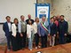 Il neo sindaco di Verzuolo Giampiero Pettiti con assesori e consiglieri di maggioranza