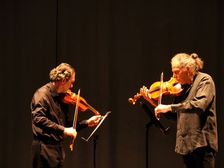 Maurizio Cadossi (violino) e Claudio Gilio (viola)