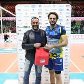 Lorenzo Codarin, Mvp dell'incontro, insieme con Daniele Ribero (Foto Valerio Giraudo)