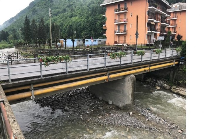 Il ponte esistente a Vernante, verso Palanfrè