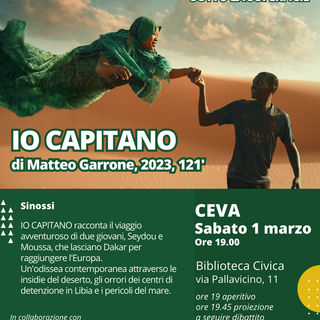 Cine per la Terra 2025, a Ceva si proietta il film &quot;Io Capitano&quot;