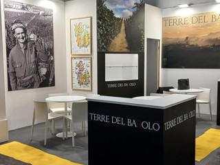 Lo stand della Cantina Terre del Barolo al ProWein 2023