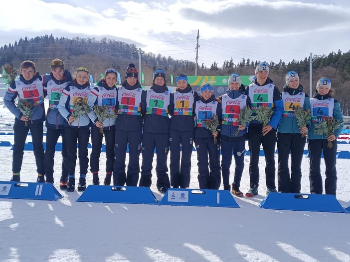 Biathlon: agli Eyof Gondolo è oro nella staffetta mista