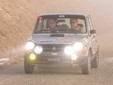 Autobianchi A112 Abarth dei saluzzesi  Enrico e Carlo Merenda  alla ventisettesima edizione del rally di Montecarlo historique