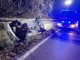 Bastia Mondovì: auto fuori strada sulla provinciale 12