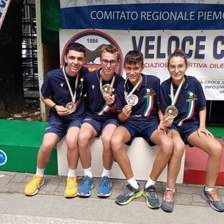 Bocce: l'Auxilium Saluzzo fa incetta di medaglie ai campionati giovanili U15 e U18