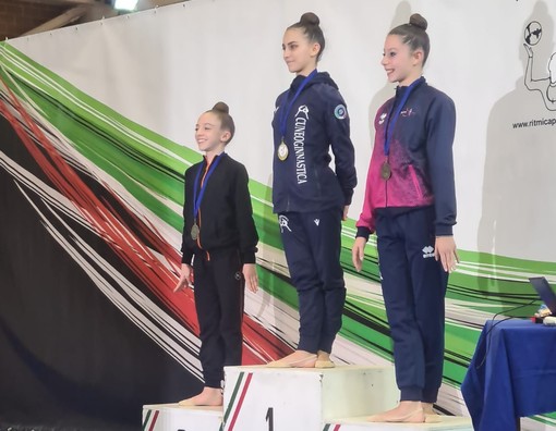 Cuneoginnastica: Arianna Caliman è campionessa interregionale di specialità alla palla