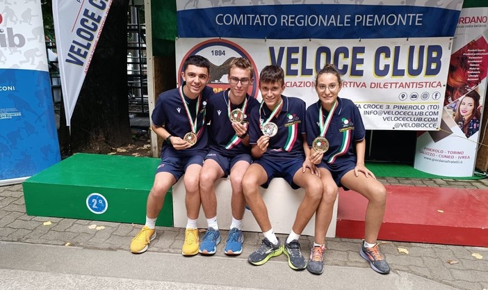 Bocce: l'Auxilium Saluzzo fa incetta di medaglie ai campionati giovanili U15 e U18