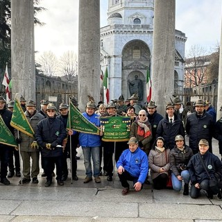 Gli alpini di Cuneo al Duomo di Milano per la messa di Natale