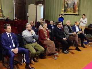 Alcuni momenti dell'incontro tenuto ieri in Sala Consiglio