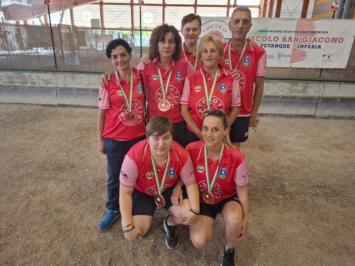 Bocce: bronzo Auxilium Saluzzo nel campionato di promozione femminile di petanque