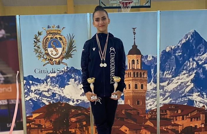 Cuneoginnastica: doppio titolo regionale per Arianna Caliman