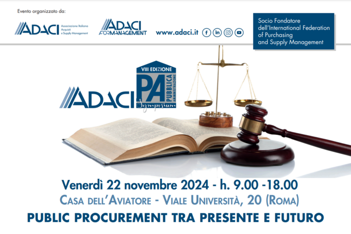 ADACI PA SYMPOSIUM: il public procurement tra presente e futuro a Roma