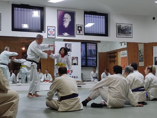 Il corso di aikido della passata edizione