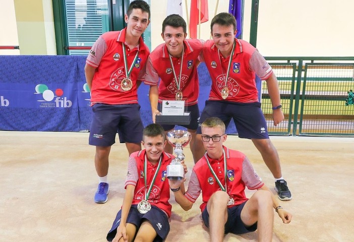 Bocce: all'Auxilium Saluzzo lo scudetto under 18 del volo