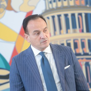 Il presidente della Regione Piemonte Alberto Cirio