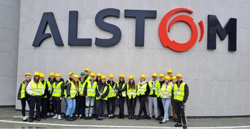 Visita aziendale all'Alstom di Savigliano per gli studenti dell'Arimondi Eula
