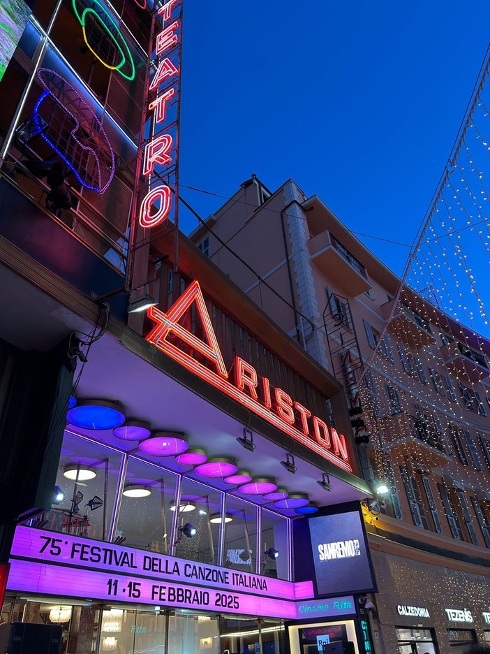 Il teatro Ariston di Sanremo