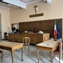 L'aula del tribunale di Cuneo