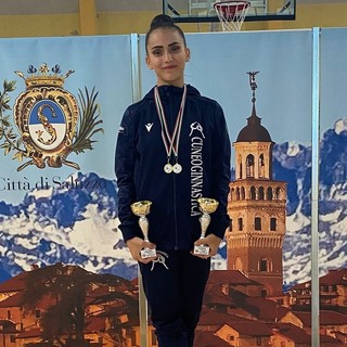 Cuneoginnastica: doppio titolo regionale per Arianna Caliman