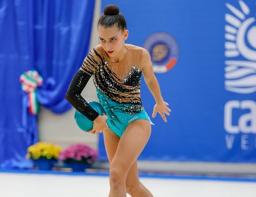 Cuneoginnastica: Arianna Caliman è vice campionessa italiana Gold di ritmica