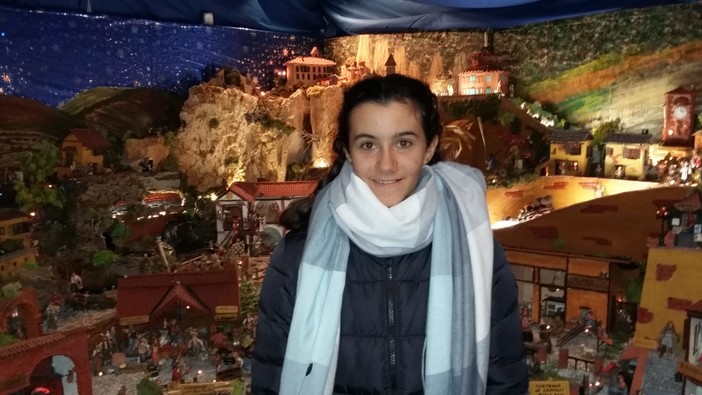 Anna Lusso, madrina di questo speciale presepe braidese