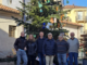 Piozzo si veste a festa con l'albero di Natale decorato con le zucche