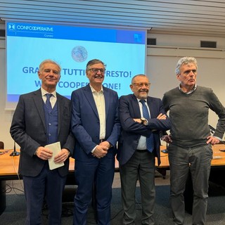 Da sinistra: Pietro Cavallero, Mario Sacco, Tino Ernesto Cornaglia e Alessandro Durando