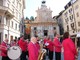 La Banda Musicale di Mondovì all'inaugurazione di &quot;Calici e Forchette&quot;