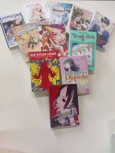 Nuovi arrivi nella sezione manga della Biblioteca civica di Bra