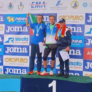 Atletica, il carrucese Bruno Sarale è argento agli Europei Master di Pescara