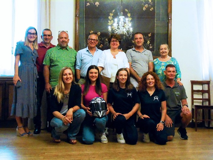 Due giovani promesse dello sport ricevute in Municipio a Borgo San Dalmazzo