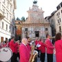 La Banda Musicale di Mondovì all'inaugurazione di &quot;Calici e Forchette&quot;