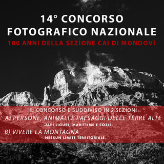 Il 14° concorso MondoviPhoto sarà dedicato ai cento anni della sezione CAI Mondovì