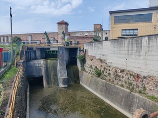 Il sistema di chiuse a valle del Canale San Grato e a monte dalla confluenza in Tanaro