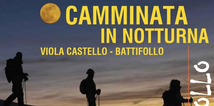 Camminata notturna da Viola Castello a Battifollo: appuntamento a sabato 15 marzo