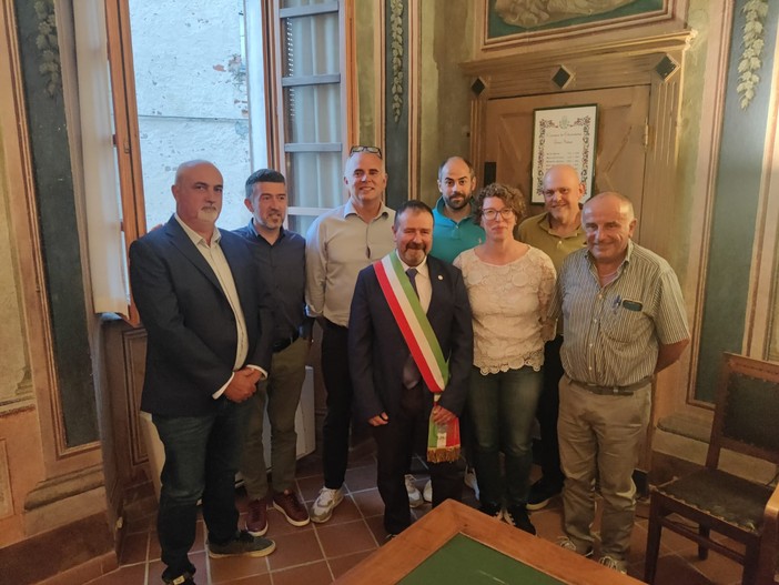 Insediata la nuova amministrazione di Clavesana con il neo sindaco Bruno Terreno