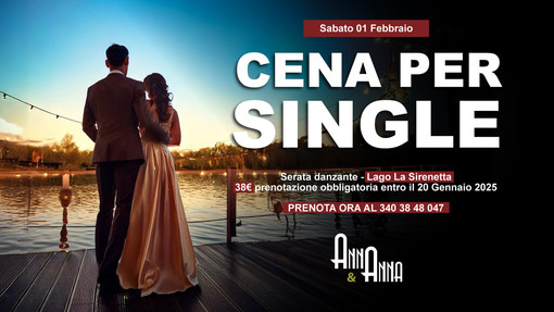 Torna la cena per single più Aattesa dell'anno!