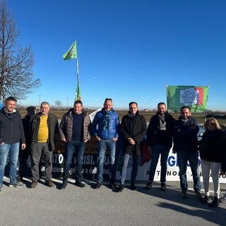 Agricoltori autonomi in presidio a Peveragno: stamattina la visita del presidente Cirio