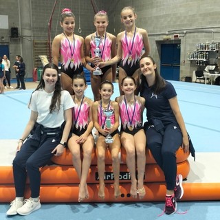 Cuneoginnastica fa suo il titolo regionale con la squadra allieve di artistica in Gold 2