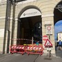 Cuneo, lunedì si sistema l’avvallamento sotto i portici tra piazza Galimberti e via Pascal