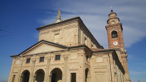 La chiesa parrocchiale di San Giovanni Battista, a Diano d’Alba