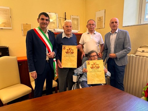 Fossano festeggia i centenari Agostino Castagnino e Teresa Degiovanni